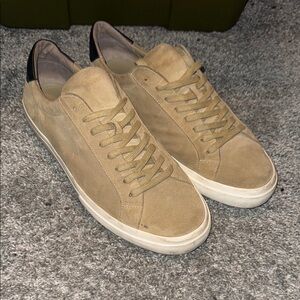 Vince Men's Fulton Tan Suede Men's Sneakers